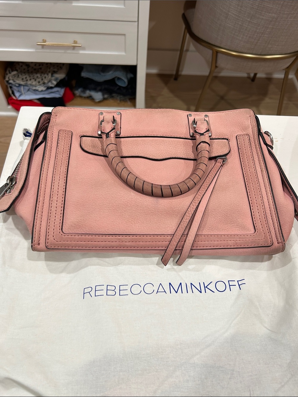 Rebecca Minkoff Pink Leather Satche